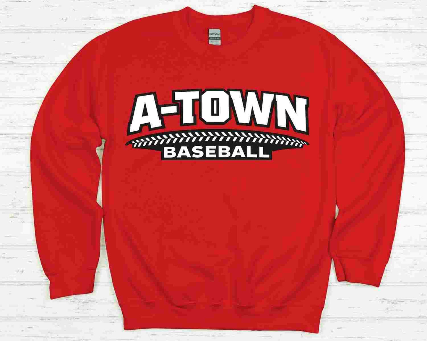 Red A-Town Baseball Option 3