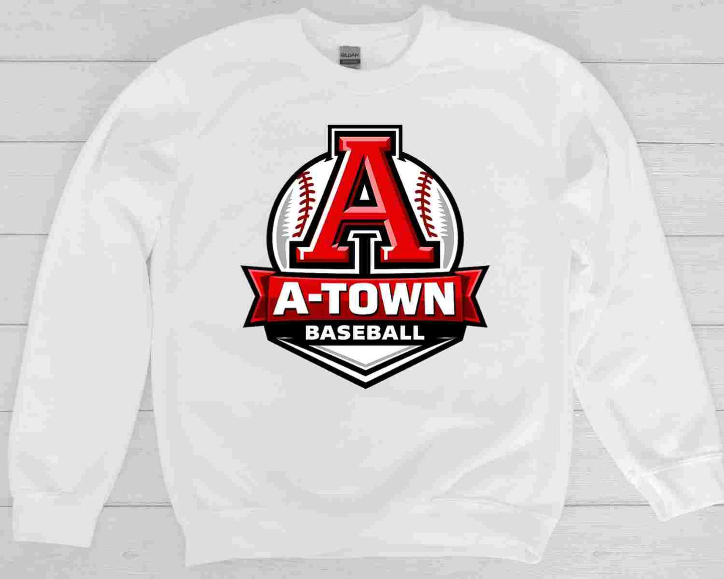 White A-Town Baseball Option 1
