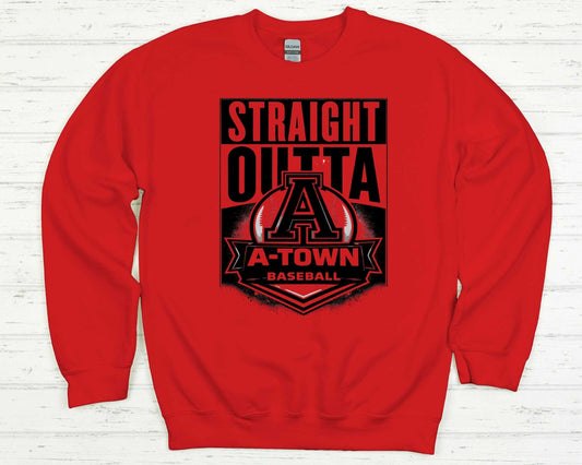 Red A-Town Baseball Option 4