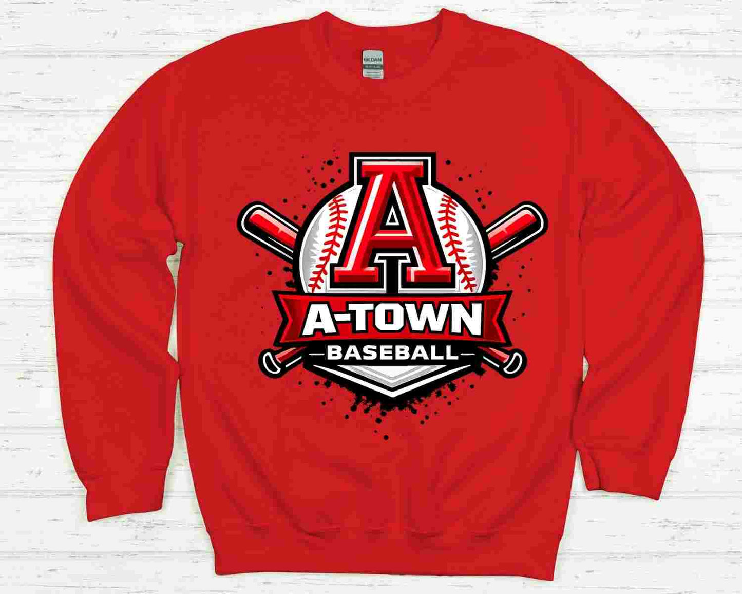 Red A-Town Baseball Option 2