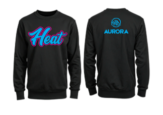 Crewneck with Heat Graphic